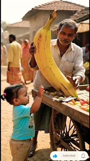 Bachha Laya Apni Maa Ke Liye Bada - Wala Kela #ai #aishorts #aivideo