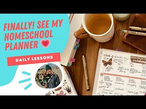 FINALLY 🥰 INSIDE OUR HOMESCHOOL PLANNER: Weekly Lesson Plans