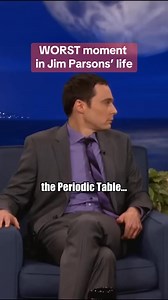 The worst moment in Jim Pasons life - learning the periodic table for the Sheldon Cooper from the Big Bang Theory #tbbt #jimparsons #sheldoncooper #thebigbangtheory #bigbangtheory #sitcom #penny #periodictable | Jim Parsons Fans