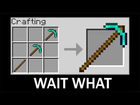 WAIT WHAT - Minecraft part 5 (Crazy Crafting Pickaxe)
