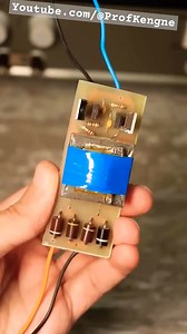 🇨🇲🇨🇲 Simple convertisseur 12V DC vers 220V AC 50Hz réalisé avec 2 Transistor TIP41C, BD139 #onduleur | Abdul Karim Sere