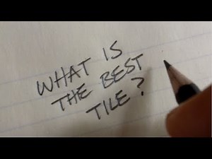 356 - Review of Tile for Flintknapping Part 1 Home Depot