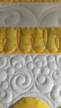 Quilting Clamshells on the Longarm with a Ruler