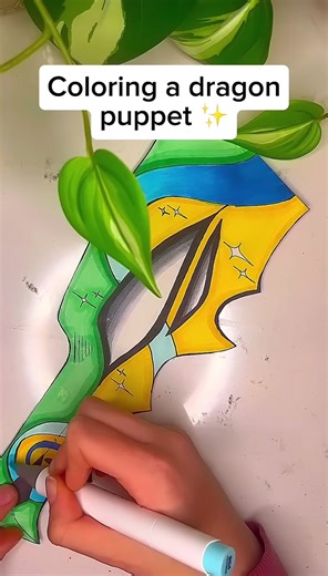 Create Your Own Angel Dragon Puppet Using Paper