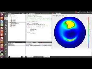 qwtpolar plot example in qt ubuntu.