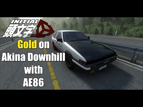 Initial Unity | Gold on Akina Downhill with AE86