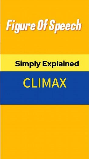 Figure Of Speech Climax Definition And Examples | Climax short #short
