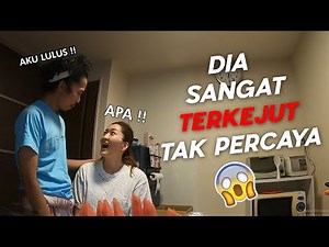 ISTRI KU SANGAT TERKEJUT BAHAGIA SETELAH TAU AKU DI TERIMA KERJA !!
