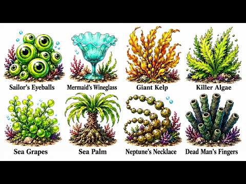 Every BIZARRE Ocean Plant Explained in 8 Minutes