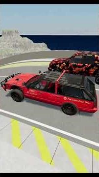 Leap OF Death Car Jump Falls #01 #shrots