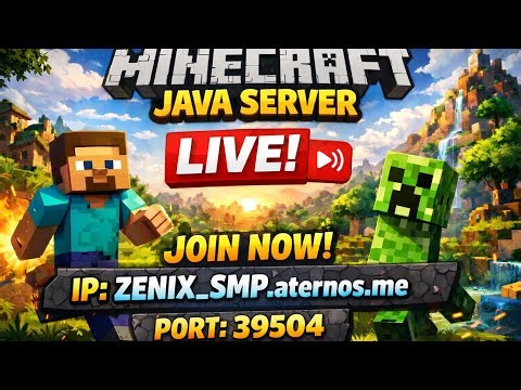 Minecraft Public SMP Live | Java + PE Players Join Now!