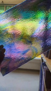 What does this glass remind you of? 🪼 Item# B31263F Bullseye Cranberry, Blue, Green Streaky - 90 COE Add it to your collection: https://www.delphiglass.com/bullseye-glass/streakies/bullseye-cranberry-blue-green-streaky-90-coe #GlassShowcase #DelphiGlass #BeCreative | Delphi Glass