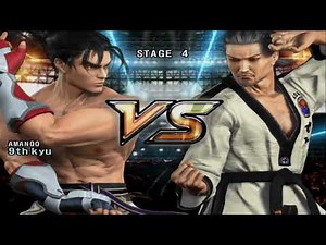 TEKKEN 5, Arcade Battle, (PS2/PCSX2) - Jin Kazama VS Other Characters - Full Gameplay HD