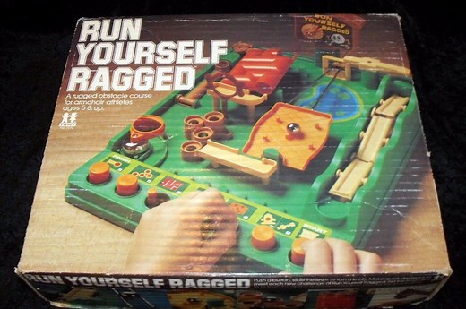 1979 Run Yourself Ragged (also known as Screwball Scramble). Tomy marble maze obstacle course game. | Nostalgic Kiwi
