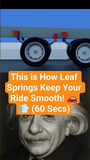 Leaf Spring Explained in 60 Seconds | Suspension System for Beginners 🚗💨 #shorts