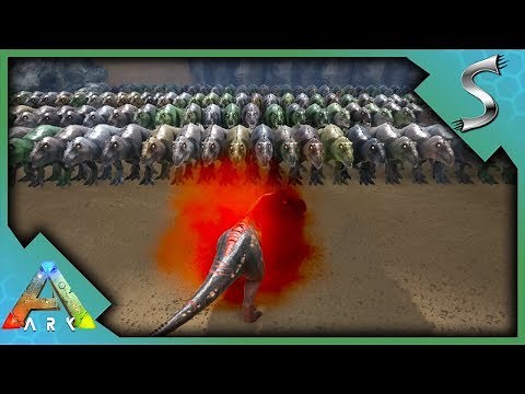 150 GIGANOTOSAURUS VS APEX TREX! - Ark: Survival Evolved