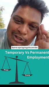 4.8K views · 844 reactions | Job me permanent vs temporary @sauravdando #job #permanent #temporary #contract #salary #jobs #jobindia #mumbai #palghar #realtalk #reality #sadstory #realstory #explore #foryou #instagood #viral #fyp #sauravdando | Saurav Dandapat | Facebook
