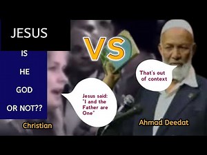 Christian Challenged Ahmad Deedat (Is Jesus God Debate Q&A)