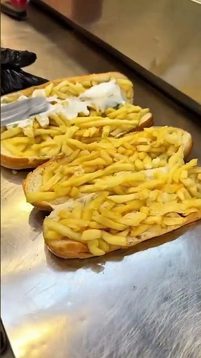 french fries sandwich #clubsandwich