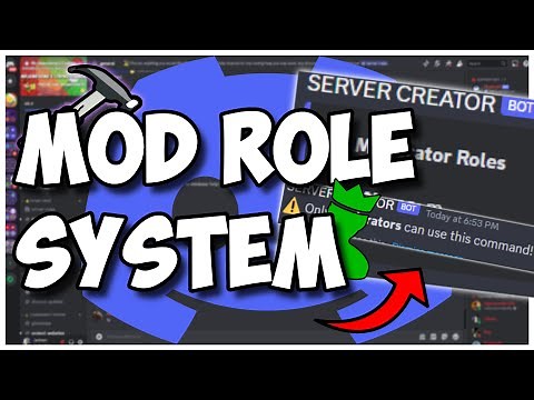 [NEW] - Discord Bot Moderator Role System! || Discord.js V14