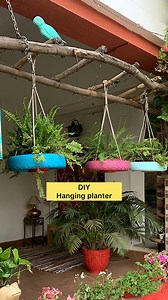 2.1M views · 8.1K reactions | DIY hanging planter from Tyres ...