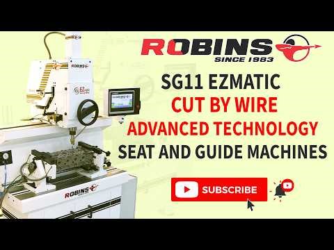 Robins SG11 EZmatic cut by wire advanced technology Seat and Guide Machines #robinsmachines #SG11