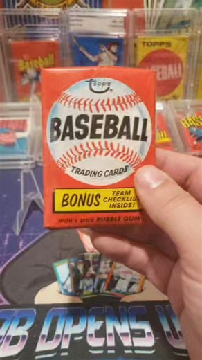 490K views · 6.4K reactions | Opening a Pack of 1974 Topps Baseball Cards | Rob Opens Wax | Facebook