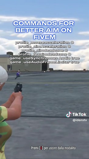 Mejora tu puntería en Fivem con estos comandos