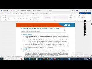 Access 2019 | Module 5: SAM Project 1a | Global Human Resources Consultants #newperspectives
