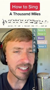 HOW TO SING A Thousand Miles by Vanessa Carlton | Peter Hollens