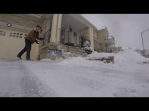 Most Efficient Way To SnowBlow A Driveway