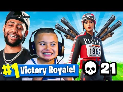KAYLEN DOUBLE PUMPS LIKE TSM DAEQUAN IN OG FORTNITE! SHOT GUN ONLY CHALLENGE