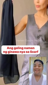3.4M views · 38K reactions | Fashion Style gamit lang yung Scarf #diy #diyideas #tips #tipsandtricks #TipsTricks #hacksandtips #lifehacksforhome #trend #virals #trendingreelsvideo #trendingreels #lifehacks #lifehack #lifehacktutorial #scarfstyle #scarf #fashionstyle #fashiontrends #fashionista #amazingvideo #usefultips | Herbert Condez Sastre | Facebook