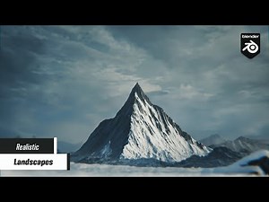 Realistic Mountain Landscapes in Blender Gaea