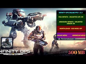 NEW INFINITY OPS : ONLINE FPS CYBERPUNK SHOOTER | GAMEPLAY PRO PLAYER VS PROGRAMER |MOD MENU V1.12.1