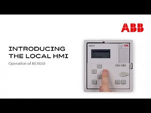 Operation of REX610 – Introducing the local HMI (LHMI)