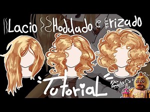 Cómo Colorear Cabello Rubio Amarillo 🎨 | Tutorial Digital Fácil (Lacio, Ondulado y Rizado)