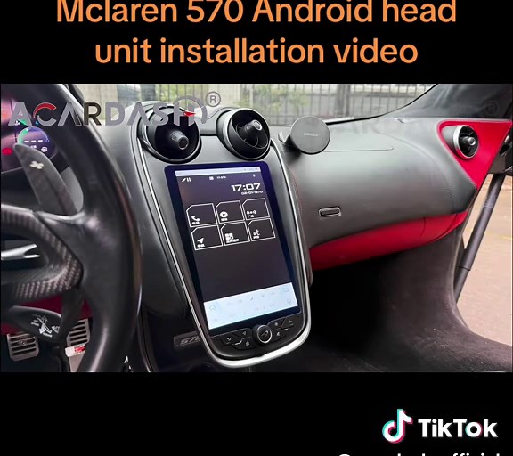 Mclaren 540C 570S GT 600LT Android 13 CarPlay Installation