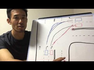 右折二車線道路の注意点・運転初心者苦手怖くても安心上達のコツ