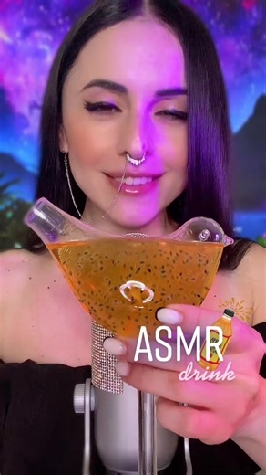Sofia ASMR Artist: Enjoy Relaxing Drink Sounds
