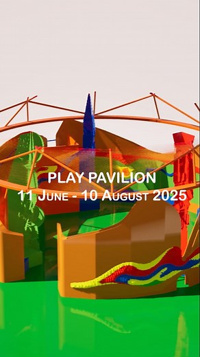Sir Peter Cook on Instagram: "Play Pavilion Open Today!! #petercook #serpentinegallery #architecture #publicart #archilover #lego"