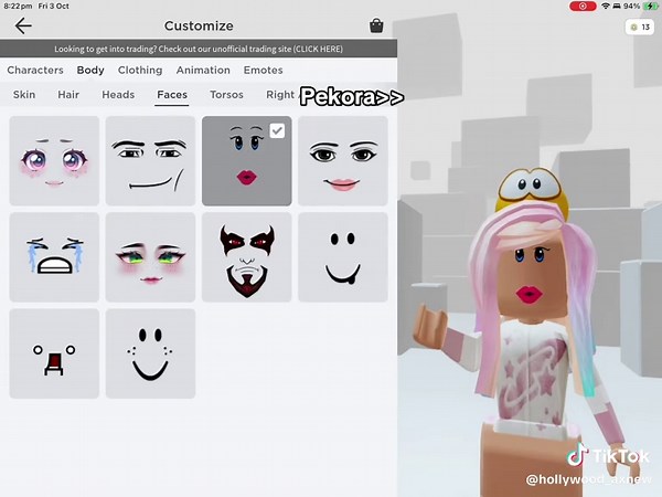 Pekora en Roblox: Aventura Retro 2020