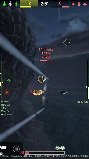 A4 vs J20 and F4 Phantom