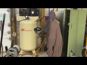 DIY Air compressor, air line, water separator, and intercooler set up for air tools and auto body