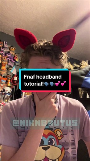 FNAF HEADBAND TUTORIAL!!🗣️💕🫶since Halloween is so close.. if yall wanna do some easy fnaf cosplays.. I GOT YOU🗣️🫶💕💕💕 Sorry my voiceover gets a lil louder and quieter at times😔💔🫶 BUT YEAH- any questions, feel free to ask! Again, I do use these methods, like glueing then using a ladder stitch for A LOT OF THINGS! It’s very helpful! Use them!😤🙏💕💕slay luv yall bye happy October!🕺🕺🕺💕💕 #fnaf #fnafcosplay #cosplay #cosslay #fnafheadbands #cosplaytutorial #diy #fnafcosplaytutorial
