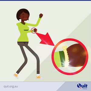 5.7K views | Smokers often miss the hand-to-mouth action of smoking, and it's easy to reach for the snacks every time you get a craving. Instead, try wearing a new ring or tying something around your wrist to fiddle with every time your hand moves towards your mouth. | Quit Victoria | Facebook