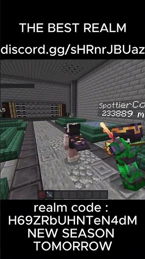The best BEDROCK realm #minecraftrealms