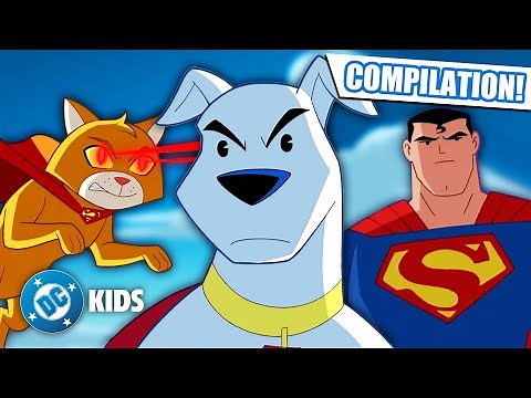 Krypto the Superdog Team-Ups! Superman, Bat-Hound, and MORE 🐾🌟 | @dckids