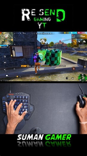 Re Send Gaming YT on Instagram: "Mastering Free Fire: Keyboard and Mouse Gameplay with Handcam"