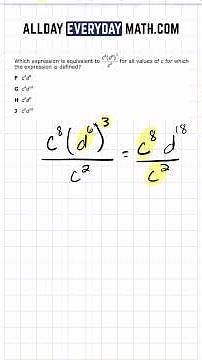 How to simplify expressions with exponents step by step!
